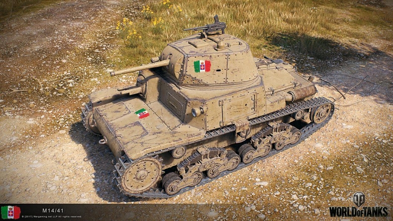 Fotky italských tanků tier I až X