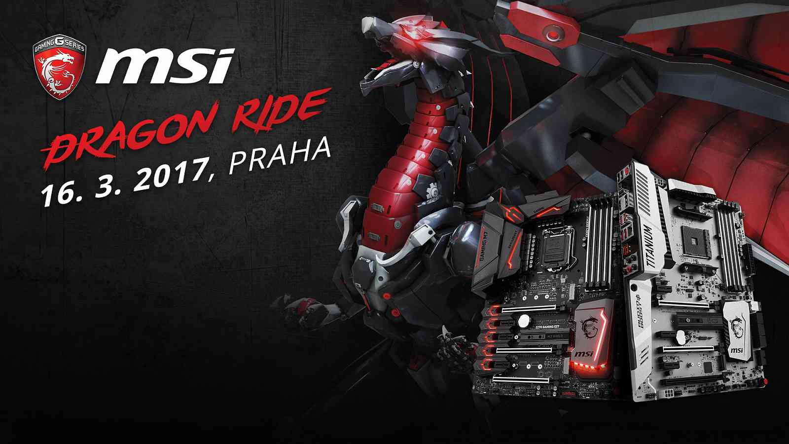 Zúčastni se MSI Dragon Ride