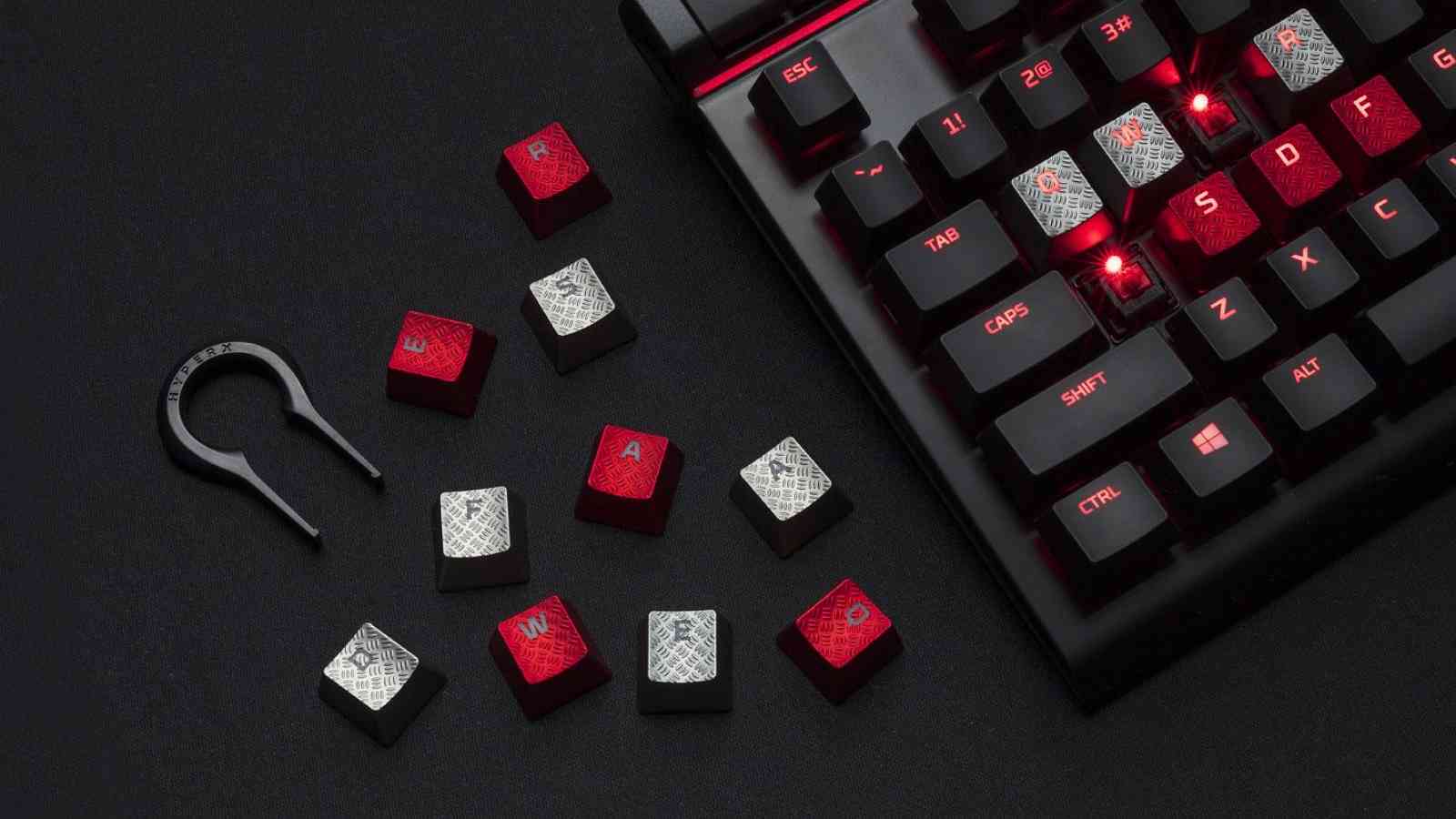 HyperX nabídne vyměnitelné herní klávesy pro své mechanické klávesnice