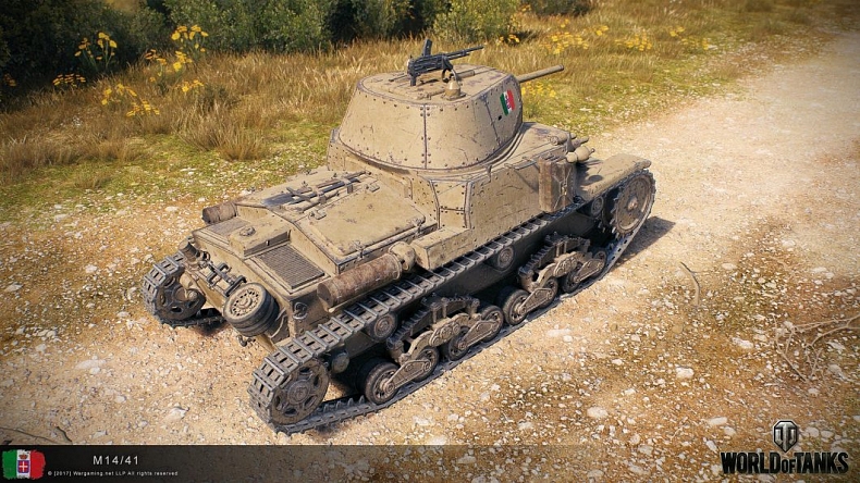 Fotky italských tanků tier I až X