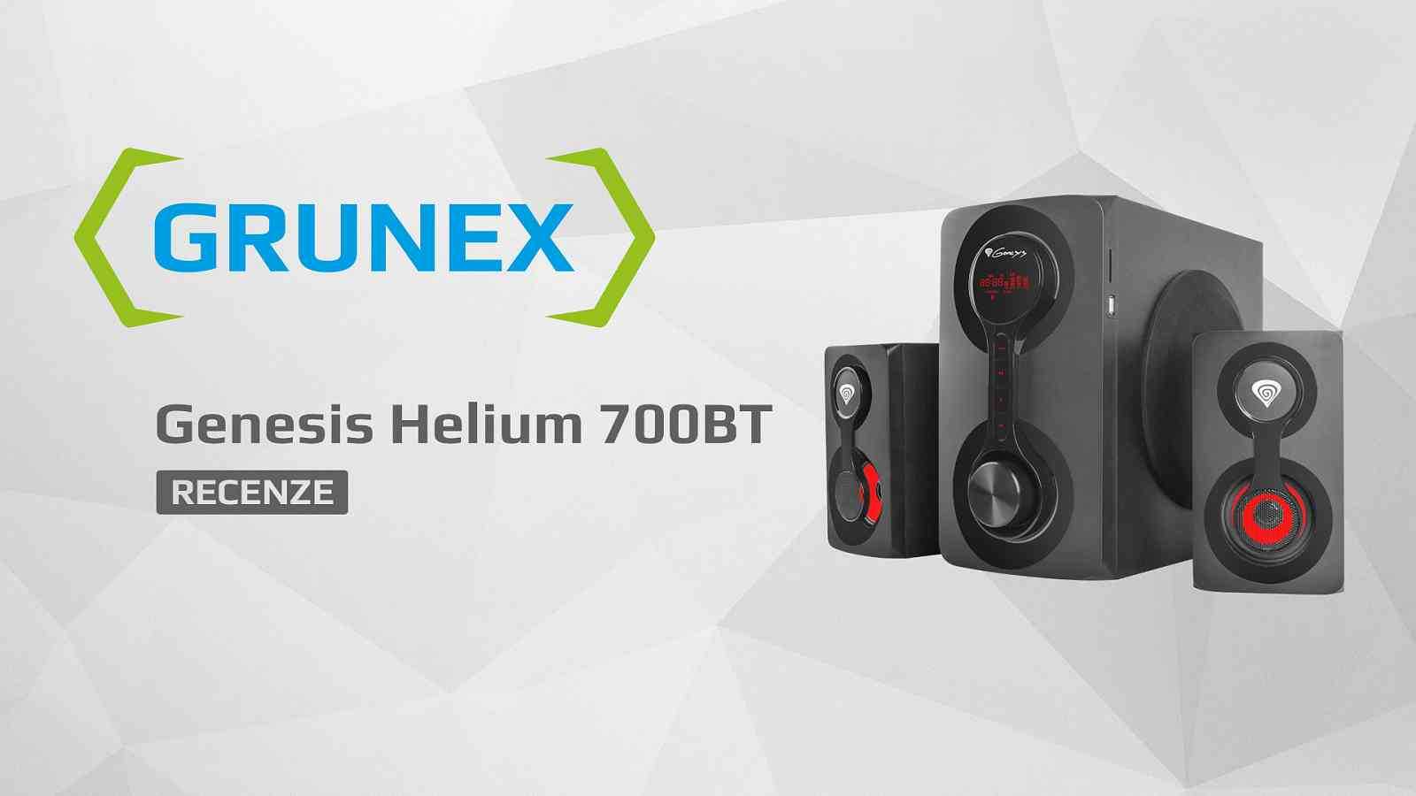 Recenze: Genesis Helium 700BT - Cenově výhodné 2.1 repro s extra funkcionalitou