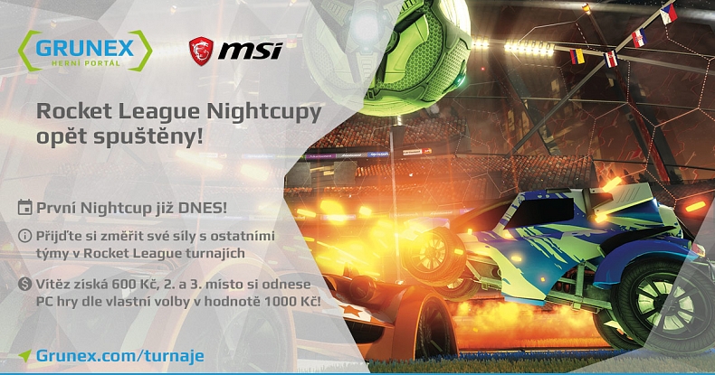 MSI Rocket League NightCupy opět spuštěny.