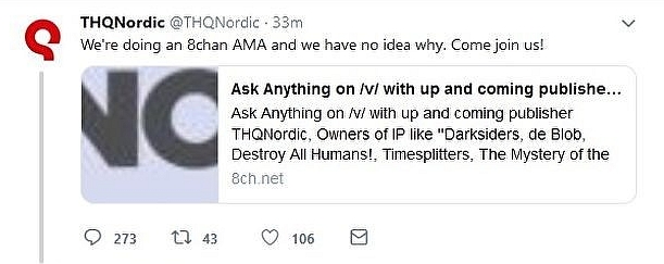 THQ Nordic se omlouvá za nepovedené AMA