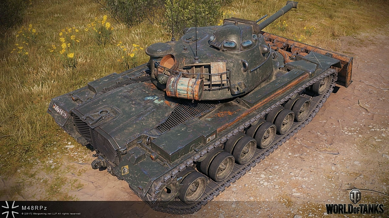 [WoT] M48A2 Räumpanzer na SuperTestu