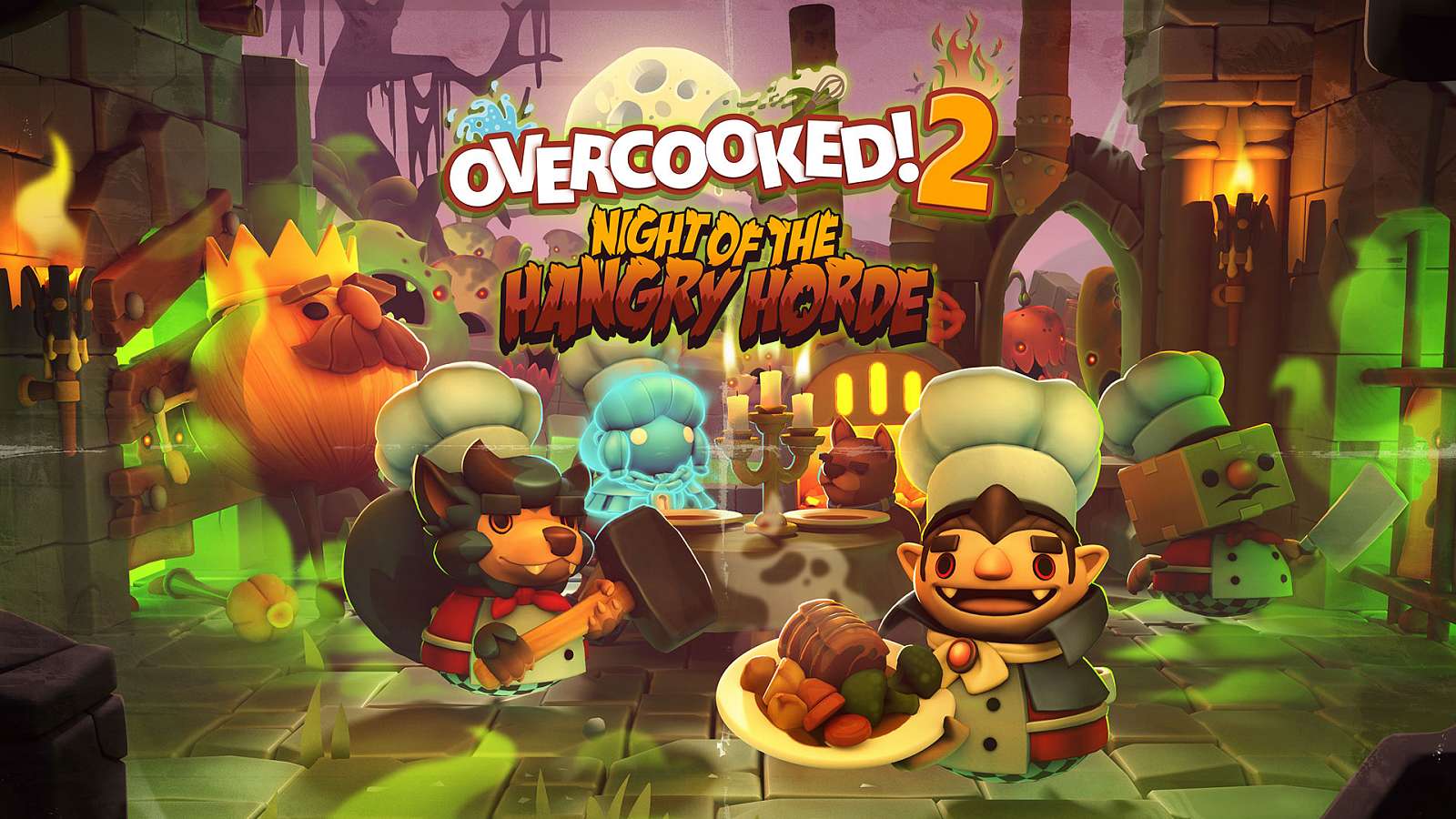 V novém DLC pro Overcooked 2 musíte krmit zombie