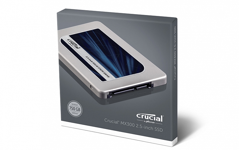 Crucial MX300: 750GB SSD za fajn cenu právě v prodeji