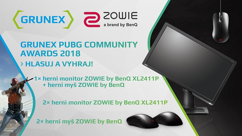 Nominuj do Grunex PUBG Community Awards a vyhraj skvělé ceny