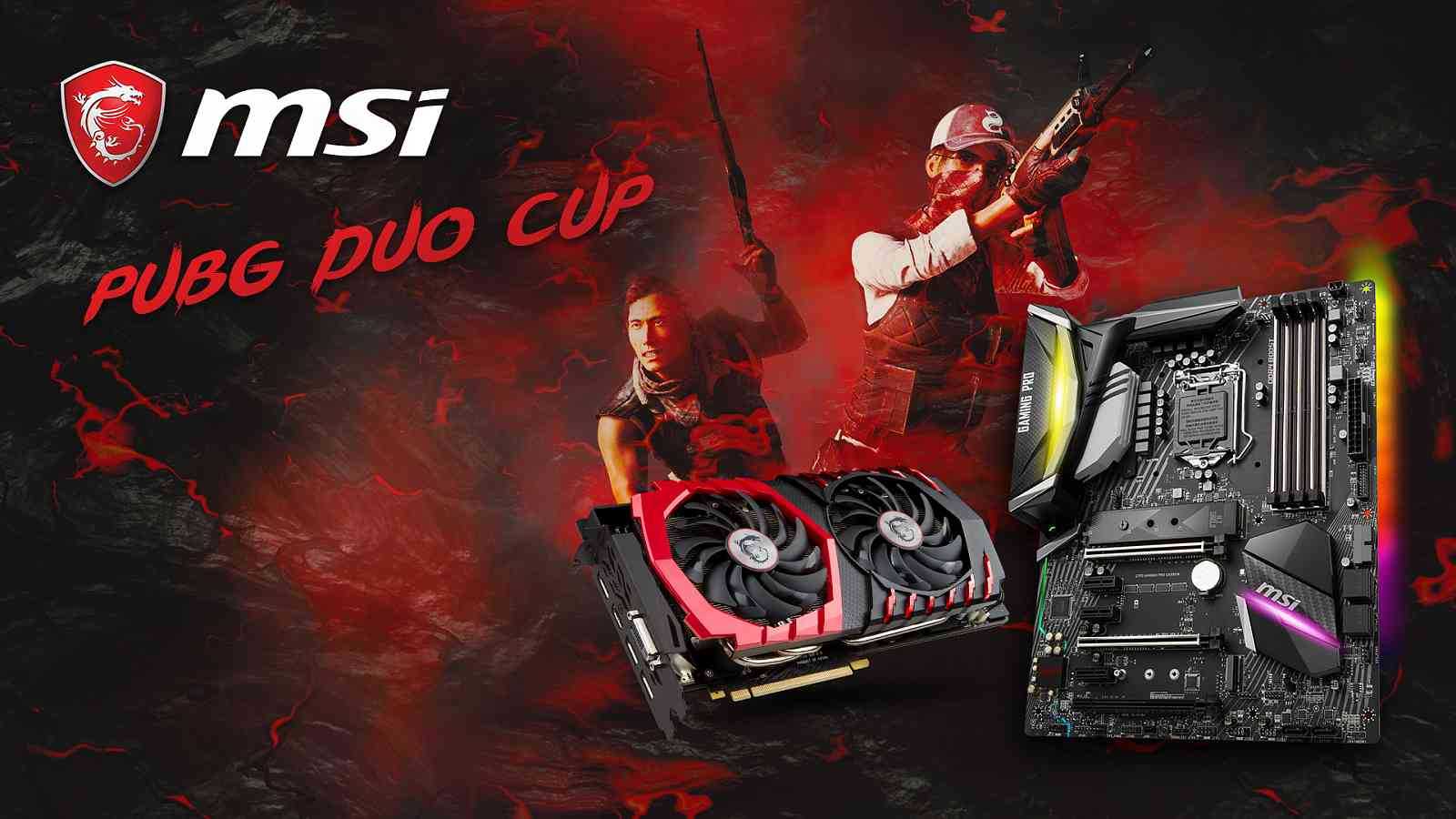 MSI série PUBG turnajů o grafické karty a postup do finále v RE-PLAY studiu na MSI Fans Gathering