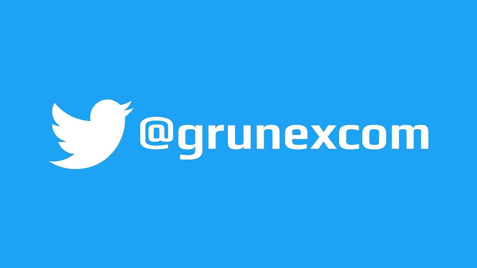 Sledujte Grunex na Twitteru a nic vám neunikne