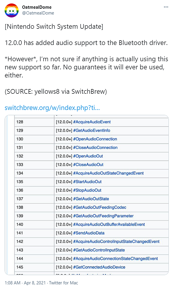 Nintendo Switch by mohl podporovat bluetooth sluchátka