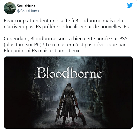 Remaster Bloodborne prý stále vzniká, má vyjít i na PC