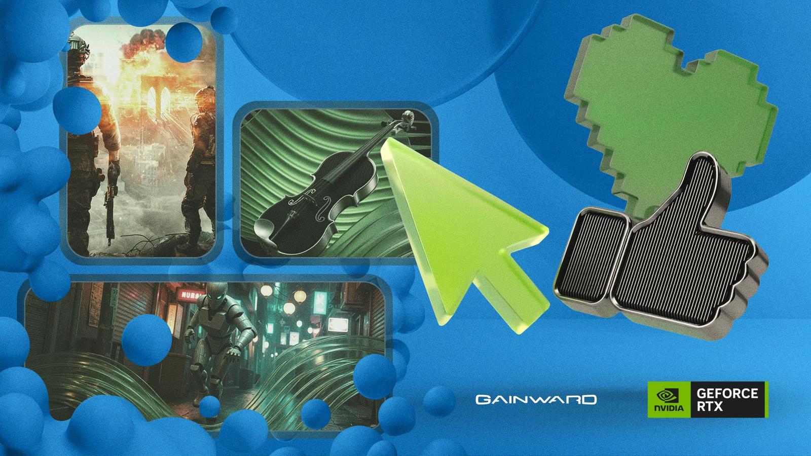 Vyberte nejlepší RTX hry a vyhrajte grafikou kartu NVIDIA GeForce RTX od Gainwardu