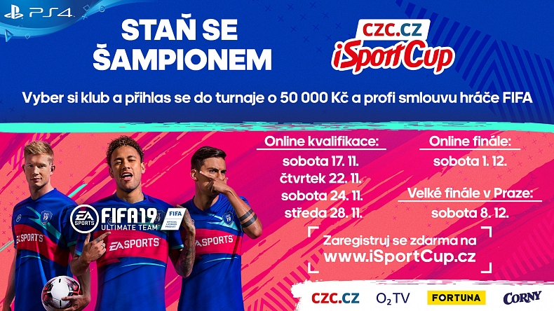 T9Laky vítězem CZC.cz iSport FIFA 19 Cupu