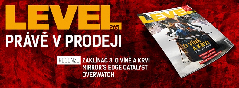 Nové číslo časopisu LEVEL je právě v prodeji