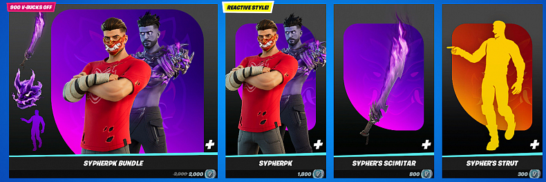 Sběratelé Fortnite skinů by měli zpozornit! Item shop je nyní zahlcen ikonickými skiny