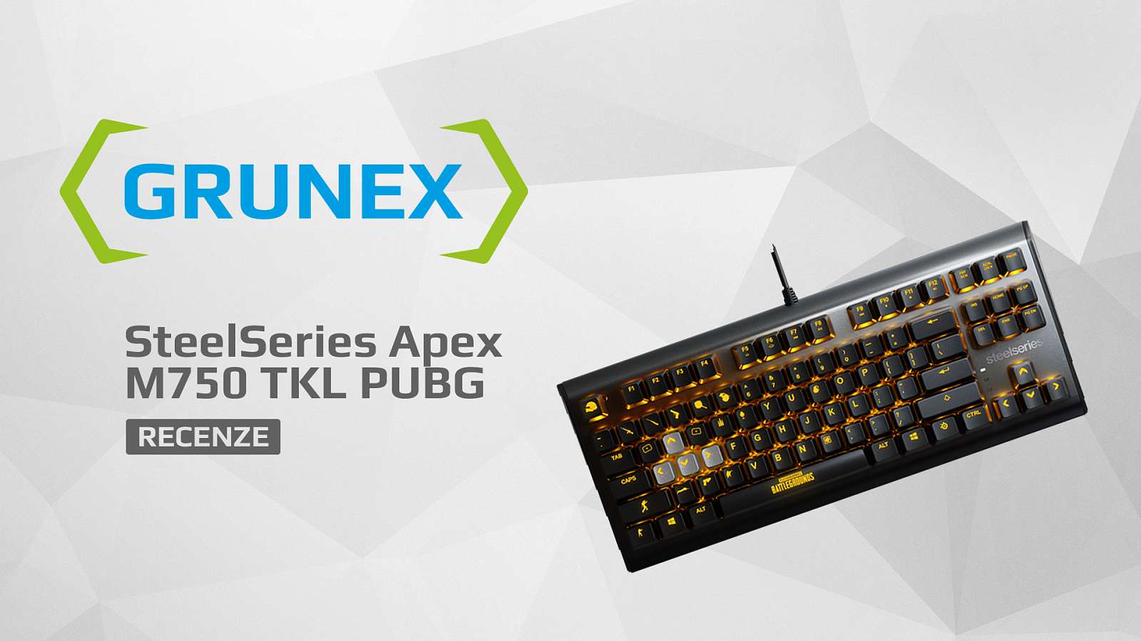 Recenze: PUBG edice klávesnice SteelSeries Apex M750 TKL