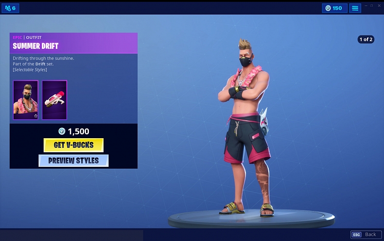 Fanoušci Fortnite si stěžují na upravený skin z 5. sezóny