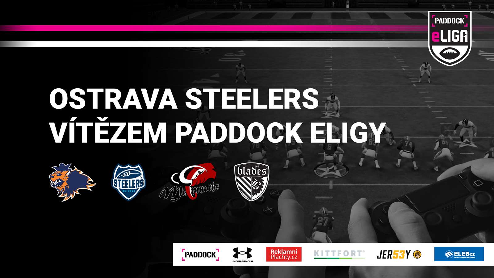 Ostrava Steelers vítězem prvního ročníku Paddock eligy
