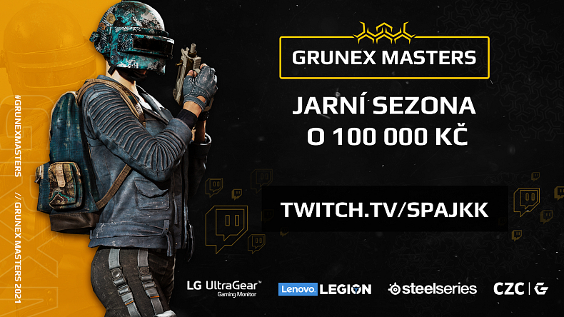 Přijď fandit na finále Grunex Masters a vyhraj PUBG merch!