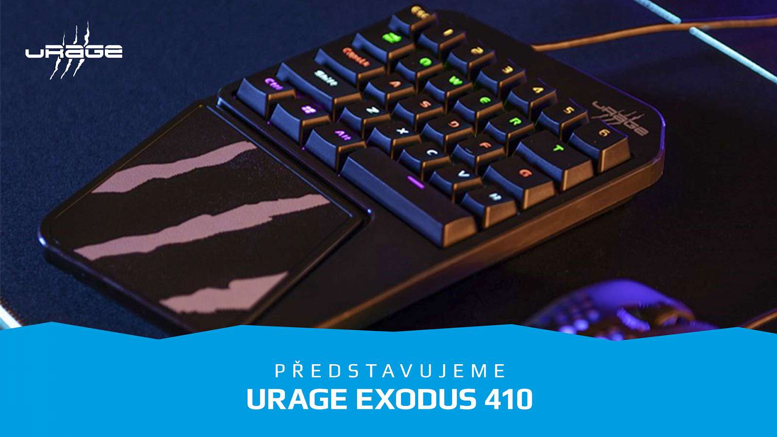 uRage Exodus 410 One Handed – 7 praktických využití pro malou herní klávesnici