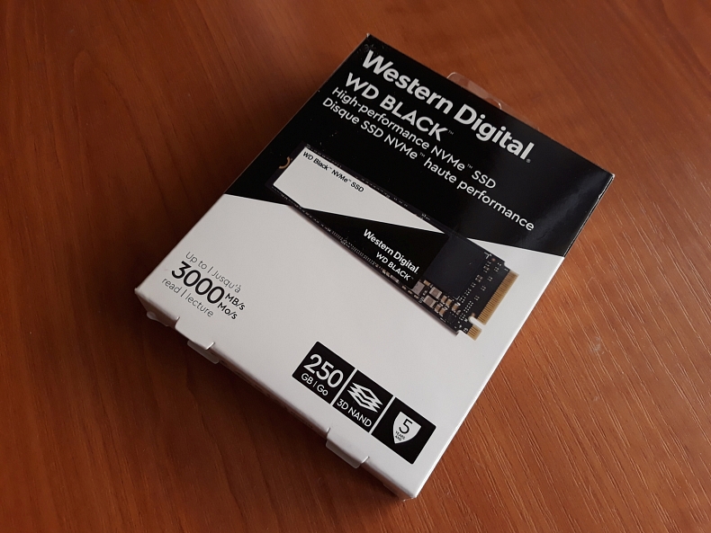 Recenze: SSD disk WD black M.2 NVMe 250 GB - opravdový rychlík
