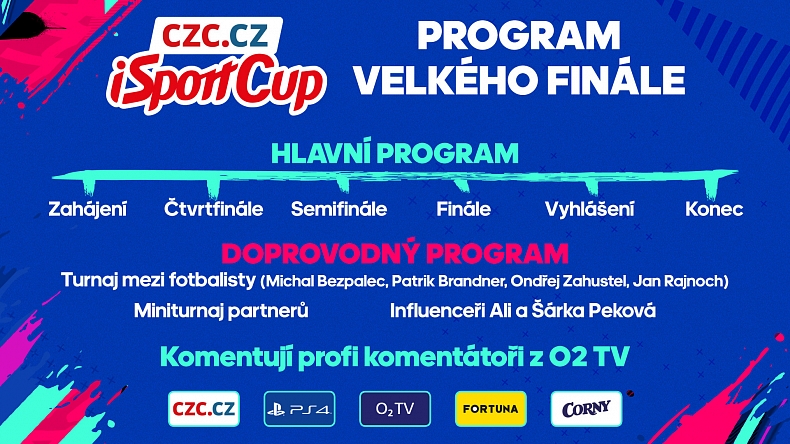 Finále CZC.cz iSport FIFA 19 Cupu už tuto sobotu v Praze