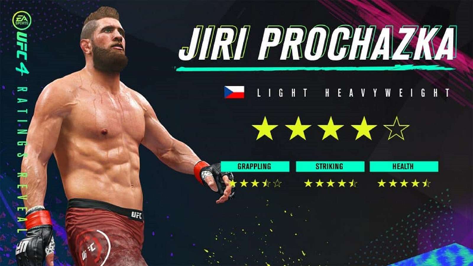 UFC 4 přidává prvního českého fightera Jiřího Procházku