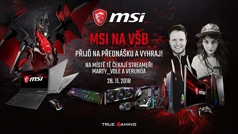 MSI na VŠB - tradiční představení MSI novinek na Vysoké škole v Ostravě