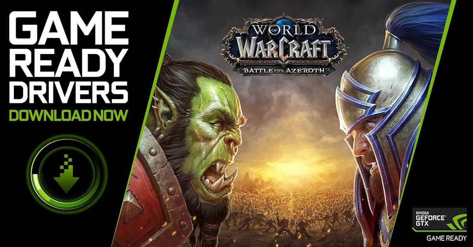 NVIDIA uvolňuje Game Ready ovladače pro hru World of Warcraft: Battle for Azeroth