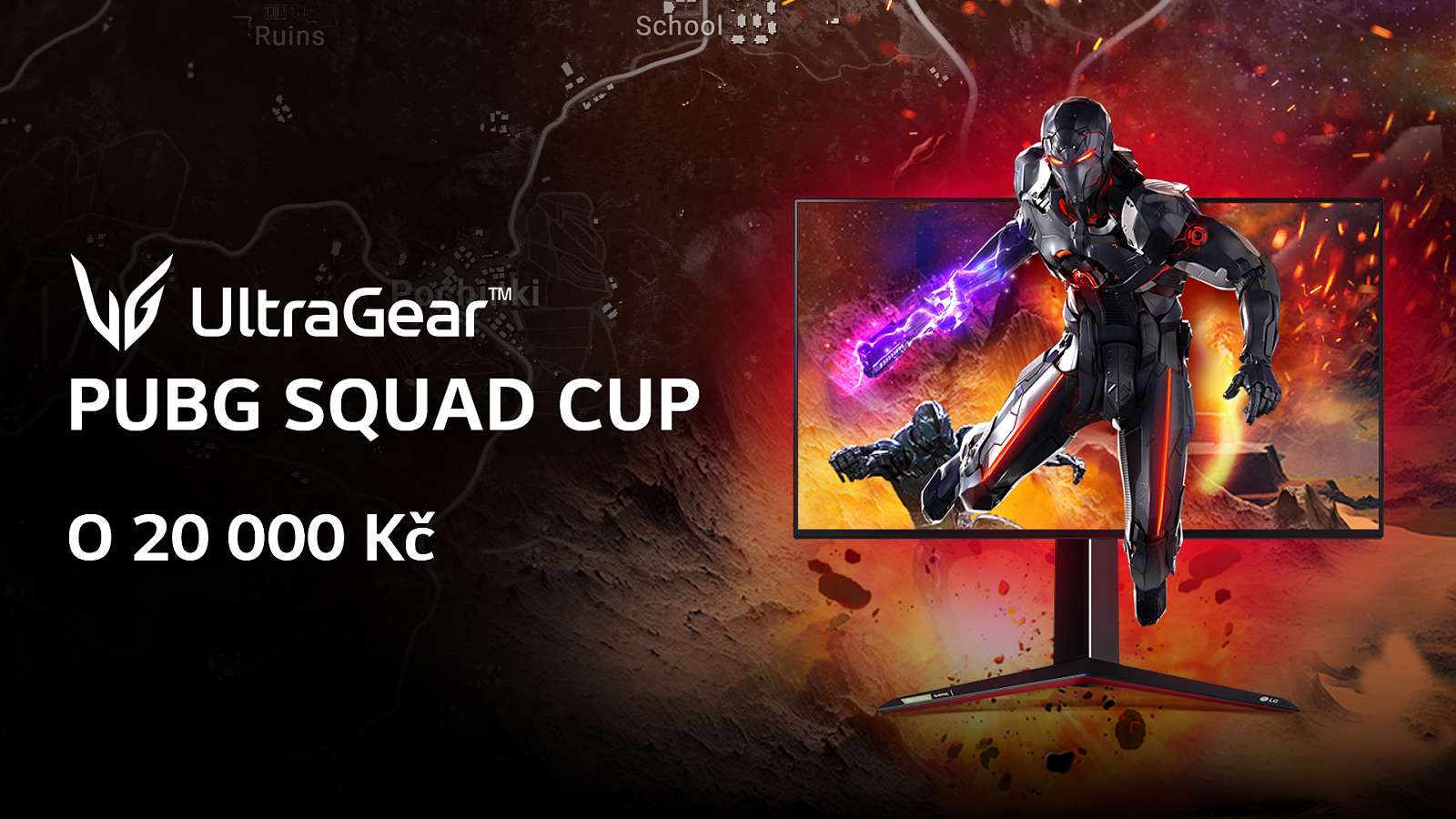 Pro hráče PUBG je tu LG UltraGear Squad Cup!