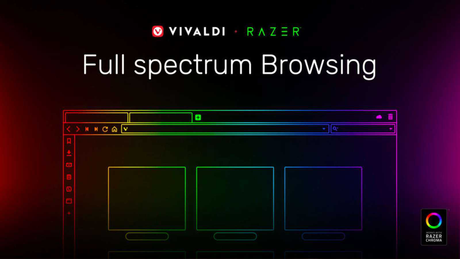 Razer Chroma podsvícení už je synchronizované i s prohlížečem