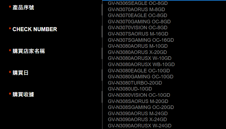 Gigabyte potvrzuje existenci grafik RTX 3060 8GB, RTX 3070 16GB a RTX 3080 20GB