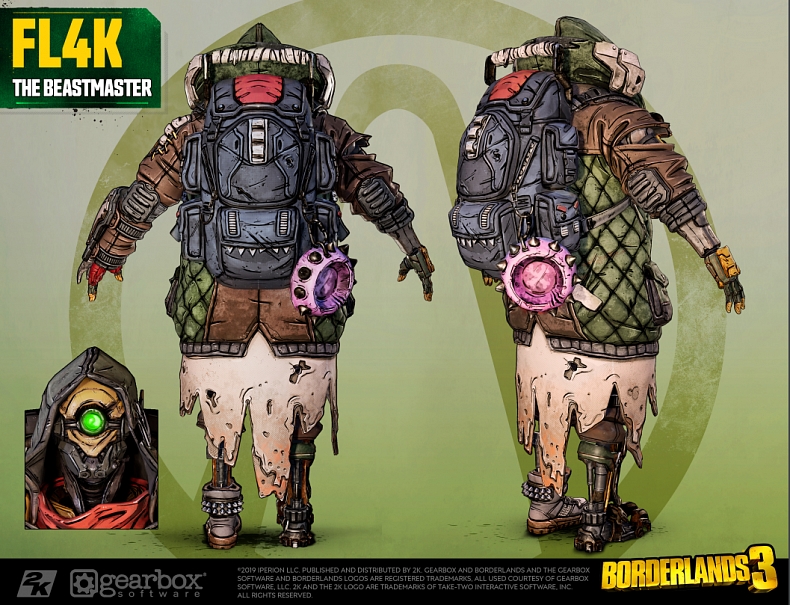 Gearbox vydal cosplay příručky pro Borderlands 3