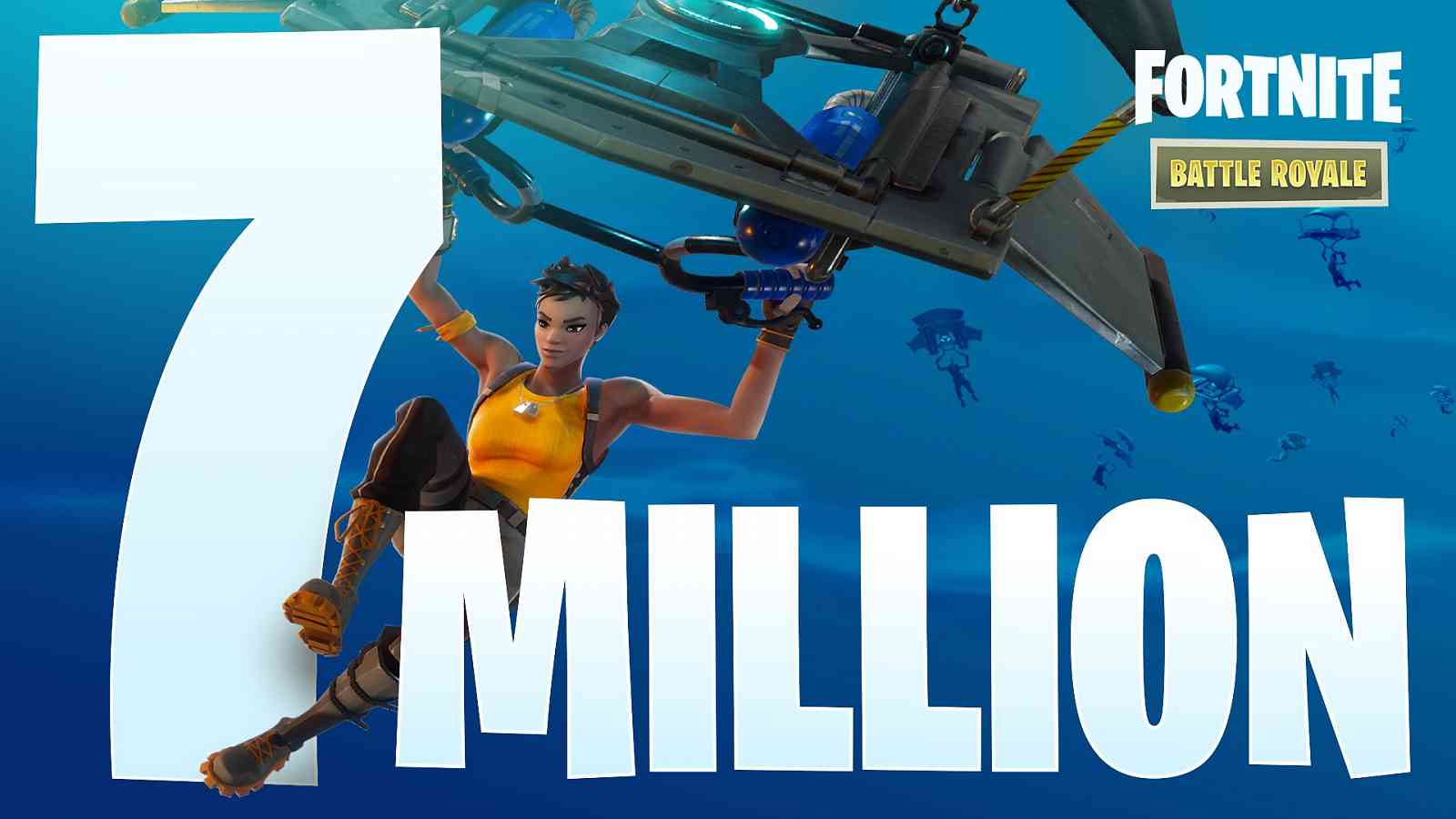 Fortnite Battle Royale překonalo 7 milionů hráčů a vyšla aktualizace