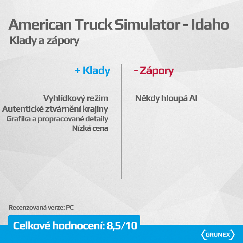 [Recenze] American Truck Simulator - Idaho