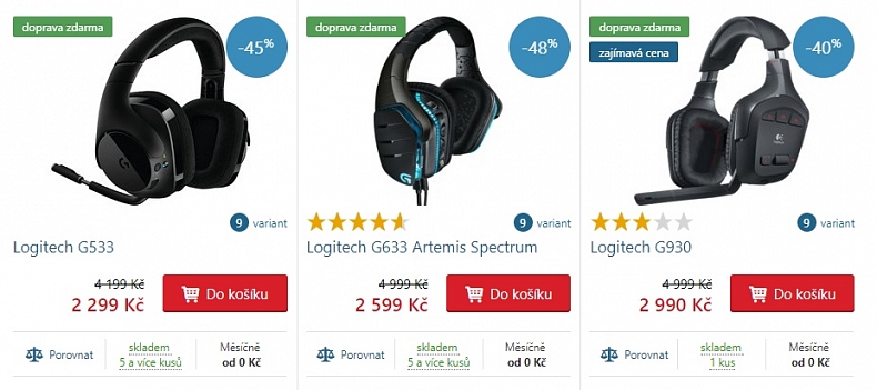 Na CZC.cz aktuálně koupíte Logitech periferie s velkou slevou