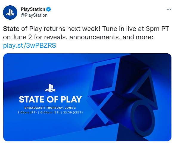 PlayStation oznamuje další State of Play, stream proběhne 2. června