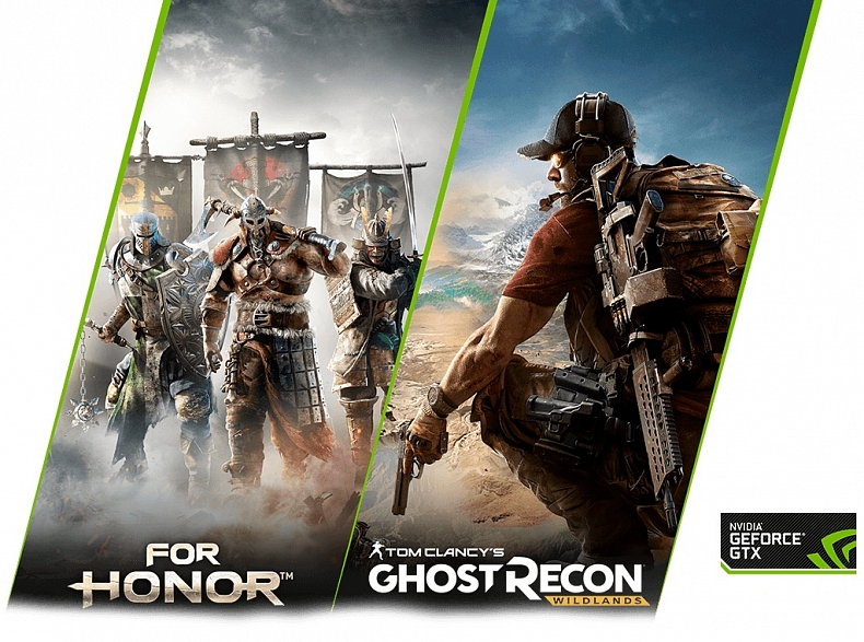 Nvidia dává For Honor nebo Ghost Recon: Wildlands k GeForce GTX 1060