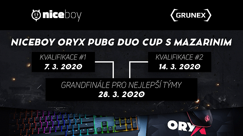 [PUBG] Známe všechny postupující týmy do Niceboy ORYX PUBG Duo Cup GrandFinále