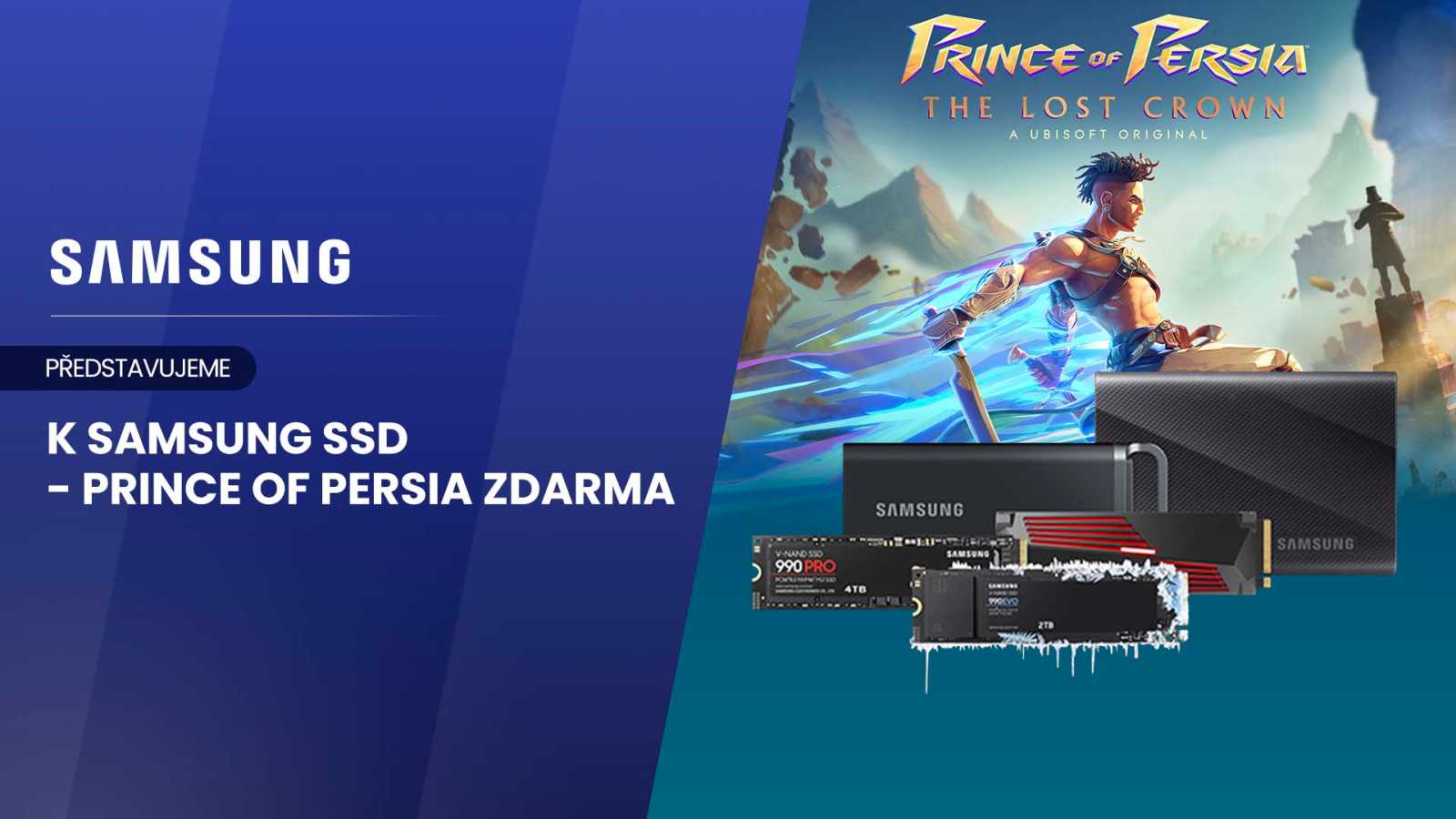 Získejte Prince of Persia: The Lost Crown zdarma k diskům Samsung