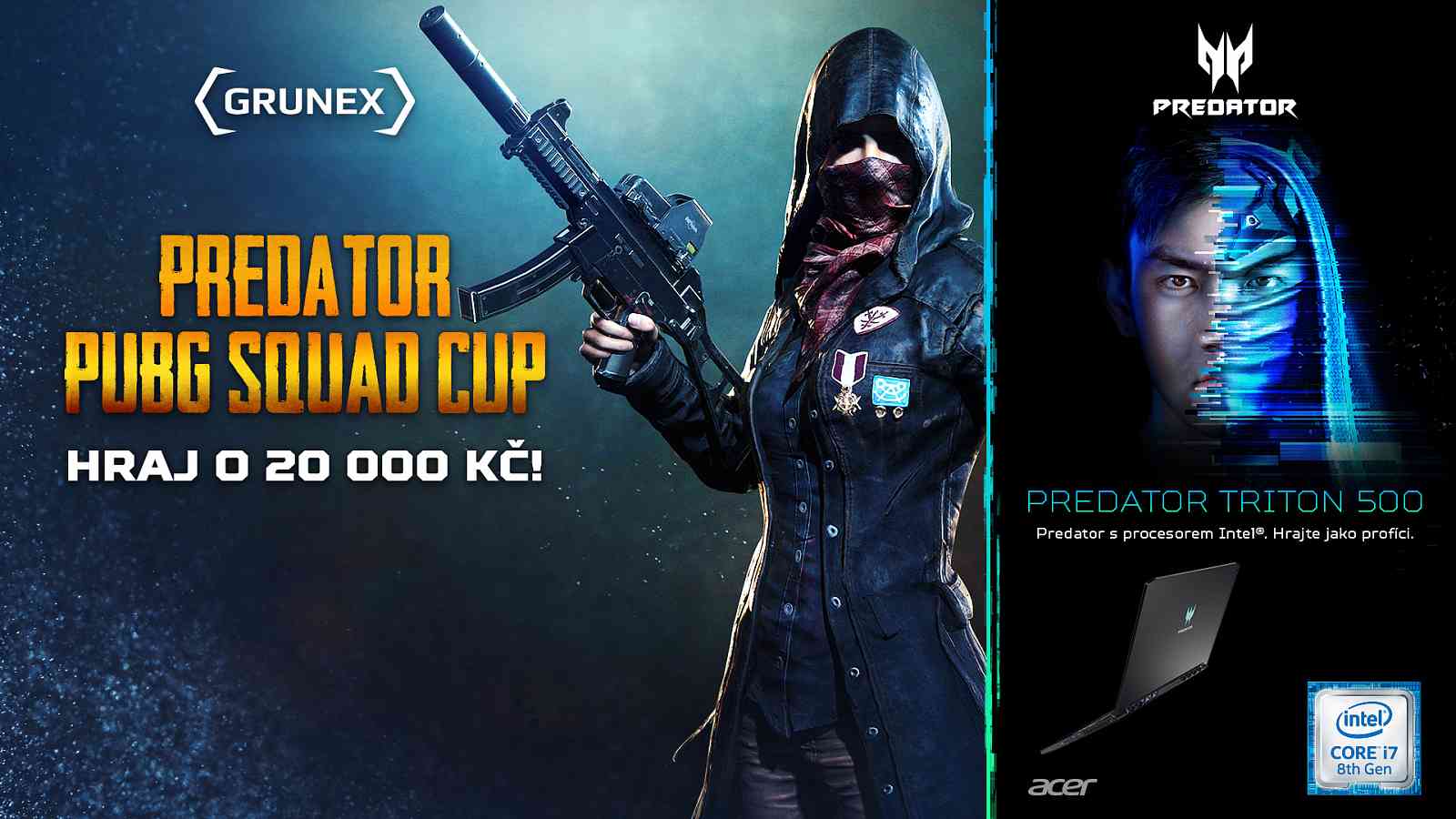 Nový rok ve znamení Predator PUBG Squad série