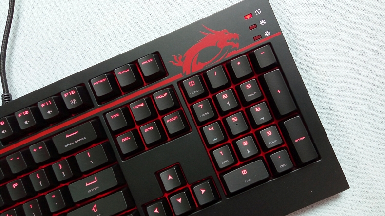 Recenze: MSI Gaming Keyboard GK-701 - rudý drak