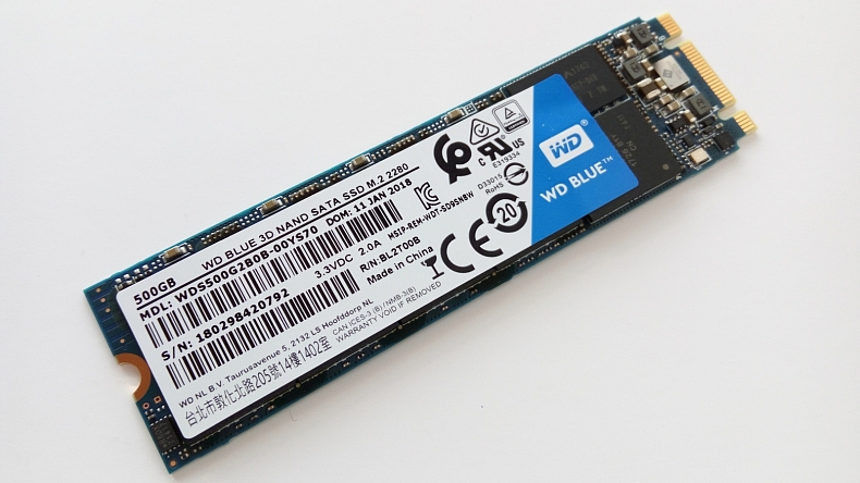 Recenze: SSD disky WD Blue M.2/SATA - tmavomodrý svět