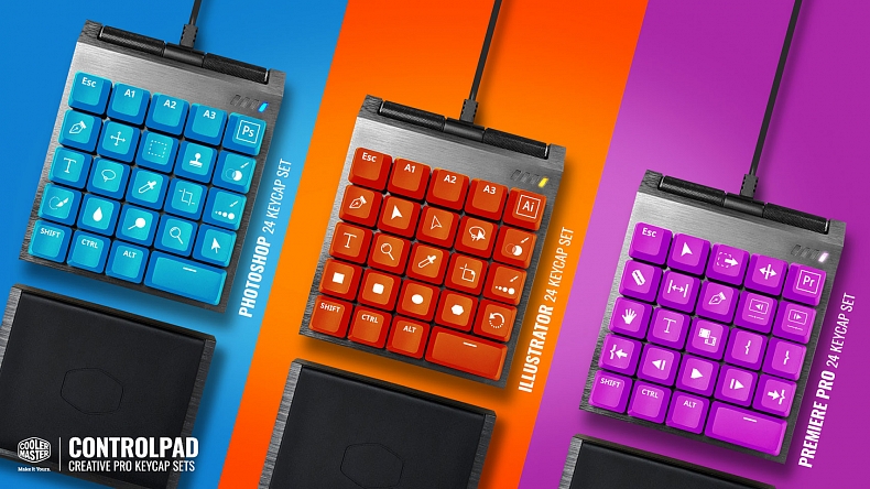 Analogový keypad od Cooler Master zkrotí kromě her také kreativní aplikace