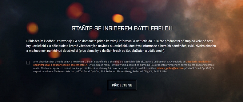 Veřejná beta Battlefieldu 1? Už brzy