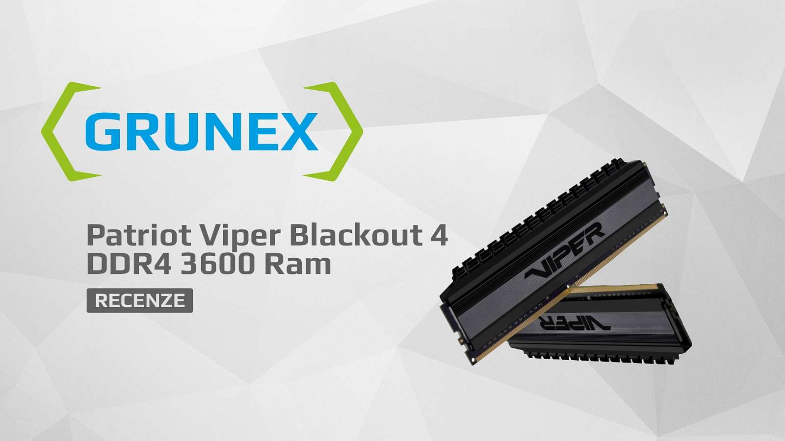 Recenze: Patriot Viper 4 Blackout 16 GB 3600 MHz - Inovované RAM moduly pro nejnovější platformy