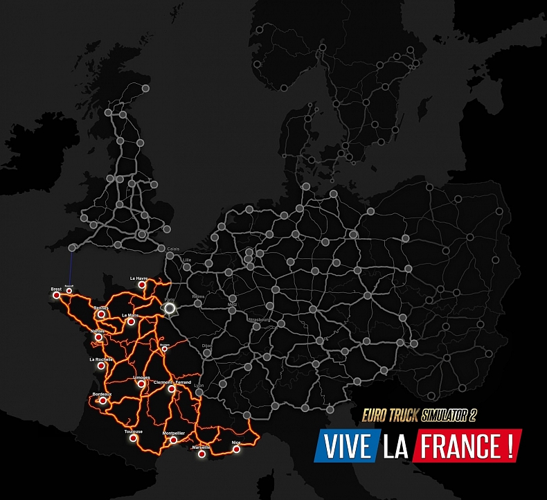 Co přinesla expanze Vive la France do Euro Truck Simulator 2?