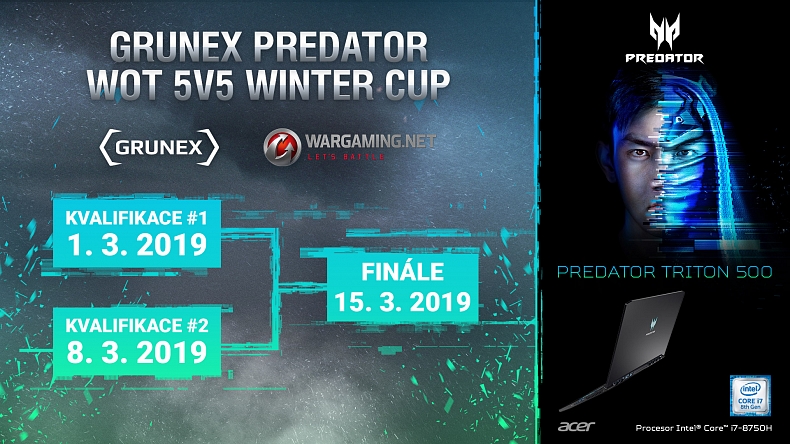 Výsledky Predator Grunex WoT 5v5 Winter Cupu