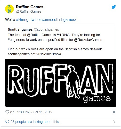Ruffian Games spolupracují s Rockstar Games