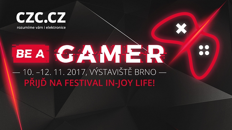 Virtuální realita, luxusní herní hardware a další vychytávky na stánku CZC.cz na In-Joy v Brně